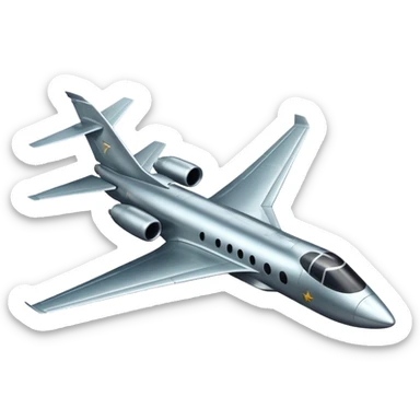 jet military plane sticker
