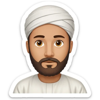 Islamic man sticker