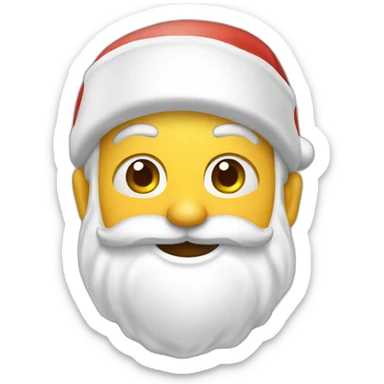 Santa Claus with good Morning  sticker