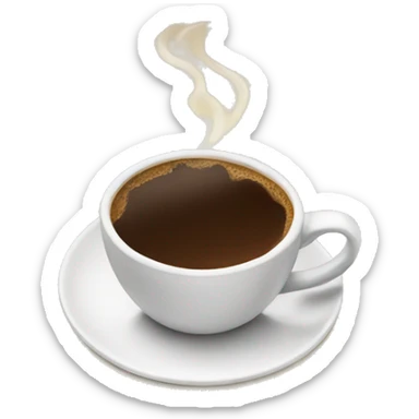 Coffee sticker