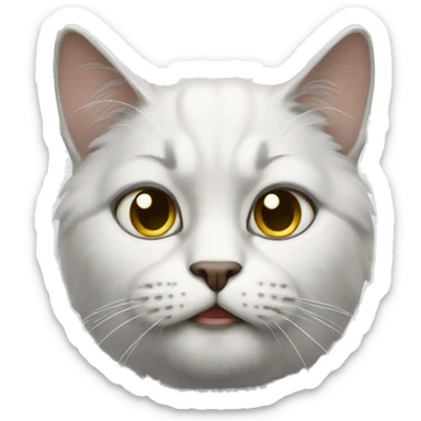 Persian man as a cat sticker