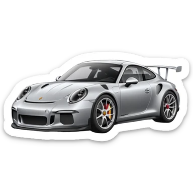 Porsche 911 gt3 sticker
