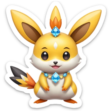 Emolga-Victini-Carbink-fusion sticker