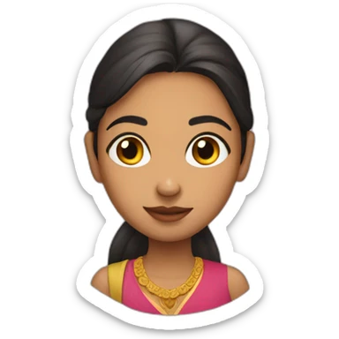 Punajabi girl sticker