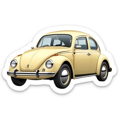 volkswagen beetle sticker