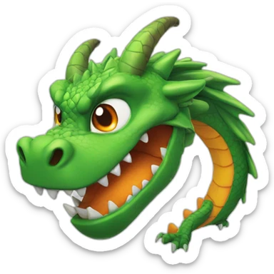 dragon-fire-ball sticker