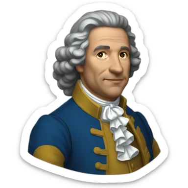 Jean de la Fontaine sticker