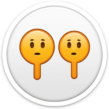 2 exclamation marks in a circle with white colour and its background colour colour must be light blue sticker