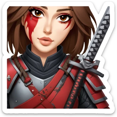 Battle-Ready Samurai sticker