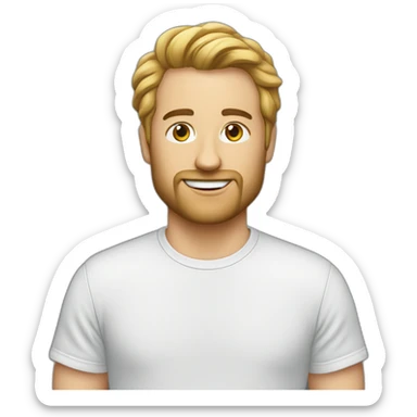 jon buckland avec teeshirt sticker