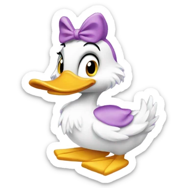 daisy duck sticker