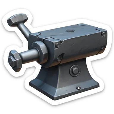create realistic anvil sticker