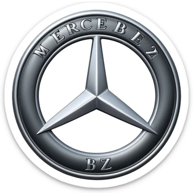 Make a Mercedes Benz logo emoji pls NO STAR JUST LOGO sticker