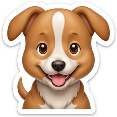 Dog smile sticker