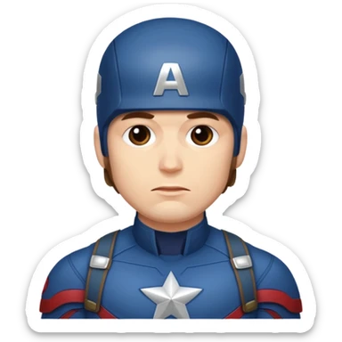 Captain america sticker