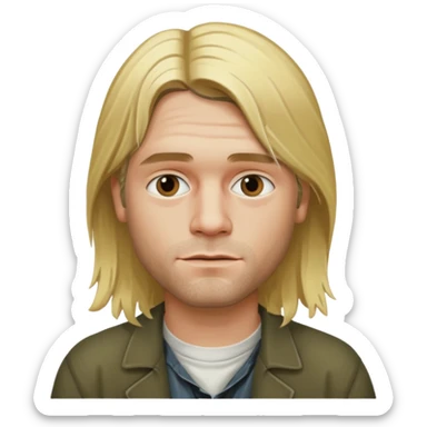 Kurt cobain  sticker