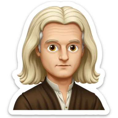 isaac-newton sticker