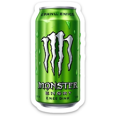 Monster energy drink sticker