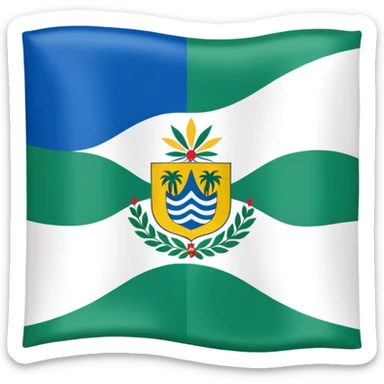 Bandeira  de Maceió bandeira original sticker