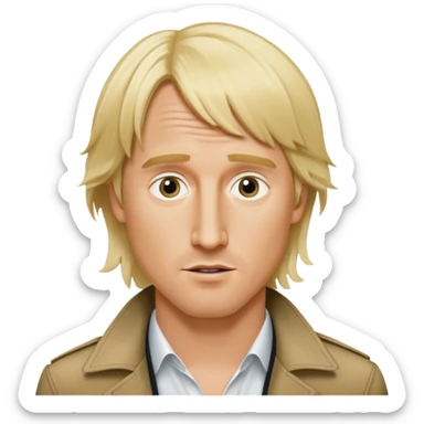 owen wilson as hansel in zoolander sticker