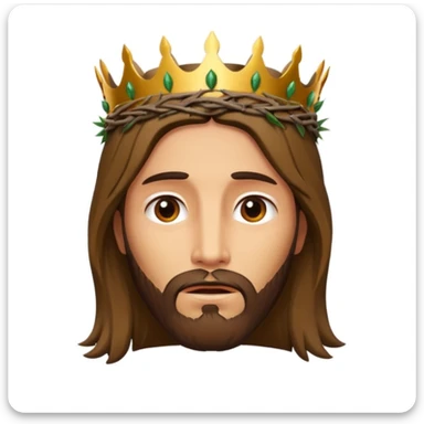 Jesus Cristo coroa de espinhos sticker