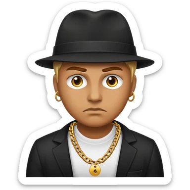 gangster emoji sticker