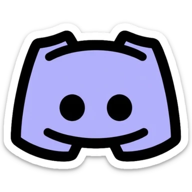 discord logo sticker