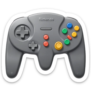 Nintendo 64 sticker