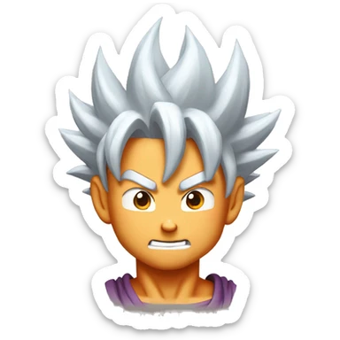 Goku super saiyan god sticker