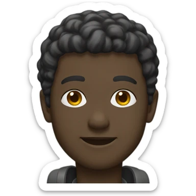 black métro sticker