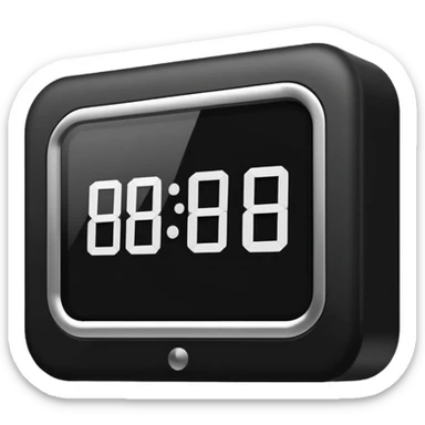 alas 2 de la tarde pm reloj sticker