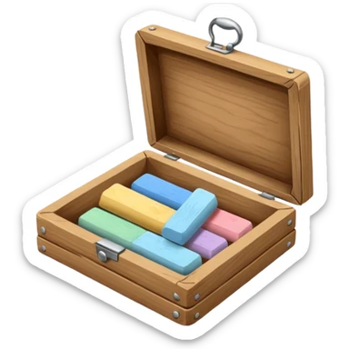 school chalk box sticker
