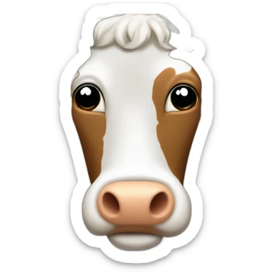 SPECKLED LONGHORN COW LONG LONG LONG FRIENDLY sticker