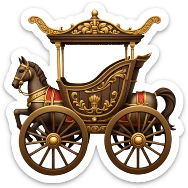Roman chariot sticker