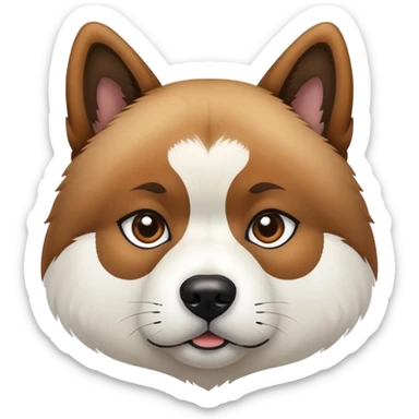 Akita dog sticker