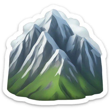 Mountains  sticker