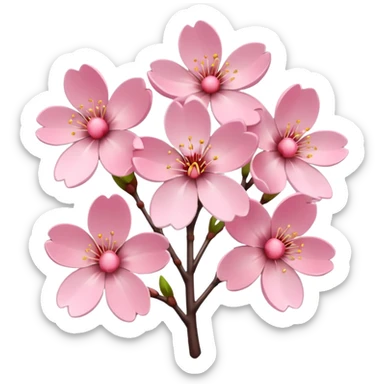 cherry blossom sticker