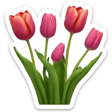 Tulips sticker