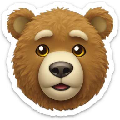 Peluche de oso sticker