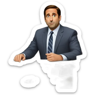 michael scott office sticker