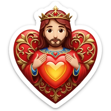 sagrado corazón de Jesús  sticker
