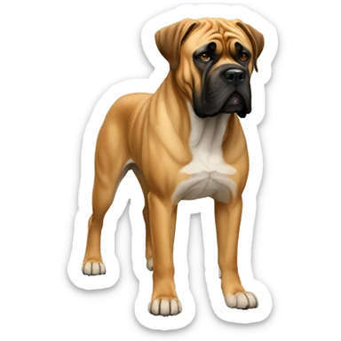 Bullmastiff Dog Breed Full Body sticker