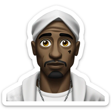 Tupac Frankenstein  sticker