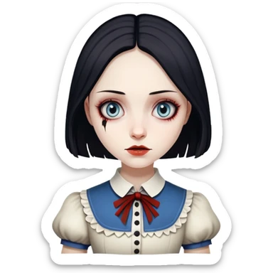 Girl alice madness returns  sticker
