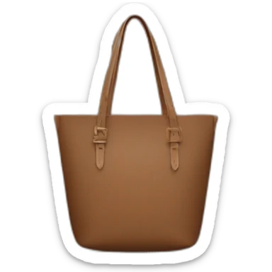 Bag colour brown sticker