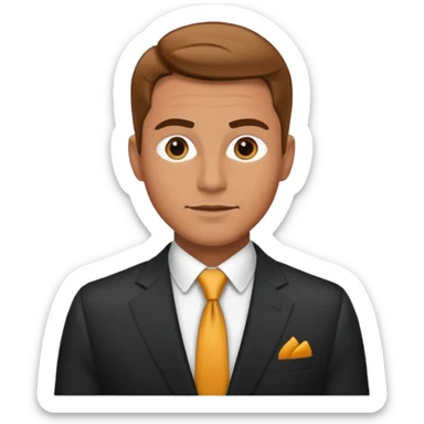 gentlemen vibe suit sticker