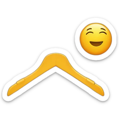 hangers with clothes sticker