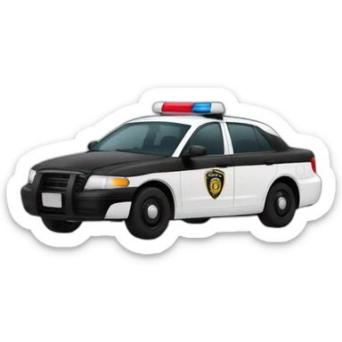 officer car sticker