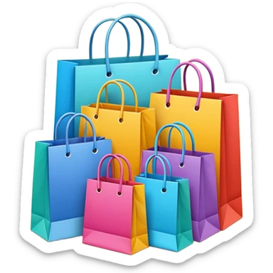 bolsas de compras sticker