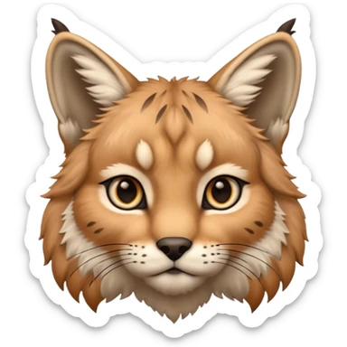 Cute lynx sticker